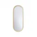 Leather Oval Mirror