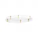 Acrylic Gold Oval Tray