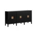 Burns Black Credenza
