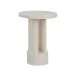 George White Marble Side Table