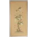Flowering Tree Panel A Watercolor on Silk