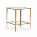 Carson End Table Gold