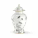 Black/White Chinoiserie Jar