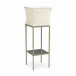 Morrow Tole Planter Gray