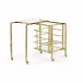 Rankin Bar Cart Brass