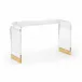 Acrylic Waterfall Console