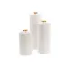 White Bamboo Canisters (Set Of 3)