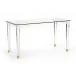 Acrylic Denver Desk Brass