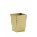 Carson Wastebasket Gold