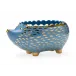 Hedgehog Bowl Blue/Gold
