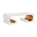 Equinox Cocktail Table White
