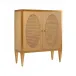 Petite Caned Bar Cabinet