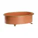 Pie Crust Cachepot Salmon Large