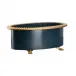 Pie Crust Cachepot Navy Small