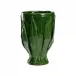 Umbria Footed Vase Green