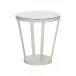 Flower of Life Side Table White