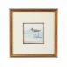 Sand Piper II Watercolor Antique Gold Frame