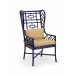 Gwyneth Wing Chair Indigo
