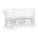 Wild Palm Settee White
