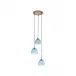 Caterina Aqua Triple Pendant
