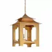 Tole Pagoda Lantern Gold