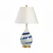 Blue Swirl Lamp
