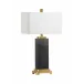 Black Kennedy Marble Lamp