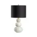 Bianca Marble Lamp (Black Shade)