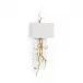 Curling Leaves Sconce with Acrylic