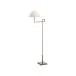 St. Dunstan Polished Nickel Floor Lamp