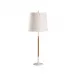 Amelia White Rattan Lamp