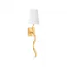 Sway Gold Leaf Sconce Left