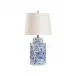 Blue & White Lamp