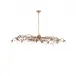 Bay Laurel Leaf Crystal Chandelier
