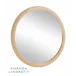 Dunmore Wicker Round Mirror