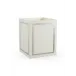 Ibiza Wastebasket Silver