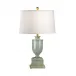 Old Washed Urn Lamp Blue
