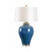 Ginger Jar Lamp Blue