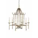 Bamboo Chandelier Silver