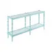 Conner Cane Blue Sofa Table