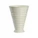 Increspatura White Vase