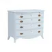 Oxford Blue Bowfront Chest
