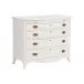 Oxford White Bowfront Chest
