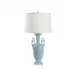 Neoclassical Pale Blue Lamp