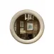 Shagreen Round Mirror