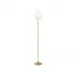 Quatrefoil Gold Leaf Floor Lamp