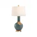 Woodland Teal Lamp