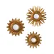 Sun King Mirror Set of 3