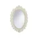 Buford White Oval Mirror