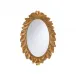 Buford Gold Oval Mirror
